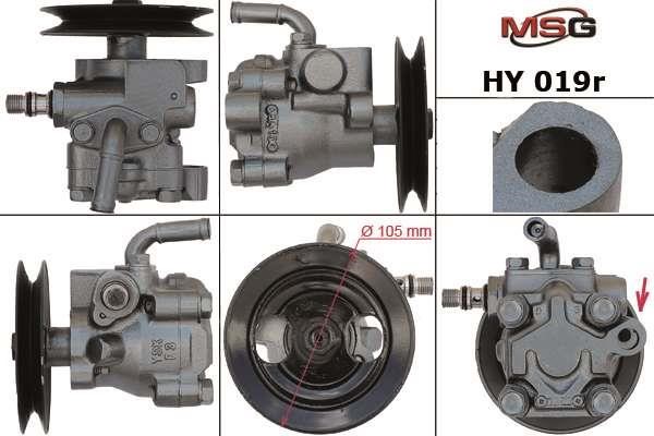 MSG Rebuilding HY019R Power steering pump reconditioned HY019R: Buy near me in Poland at 2407.PL - Good price!