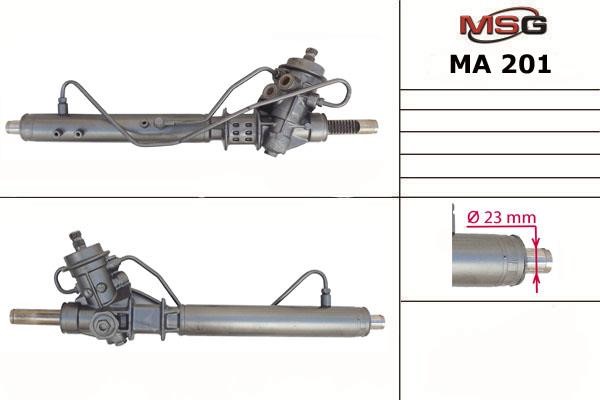 MSG Rebuilding MA201R Przekładnia kierownicza ze wspomaganiem hydraulicznym, regenerowana MA201R: Dobra cena w Polsce na 2407.PL - Kup Teraz!