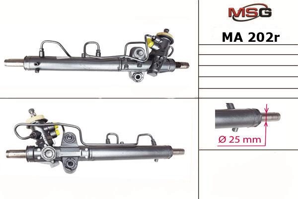 MSG Rebuilding MA202R Przekładnia kierownicza ze wspomaganiem hydraulicznym, regenerowana MA202R: Dobra cena w Polsce na 2407.PL - Kup Teraz!