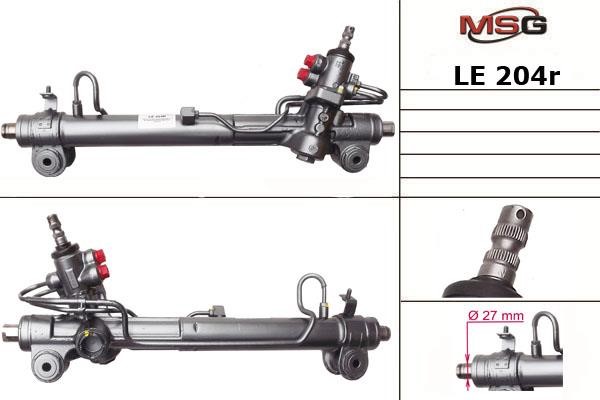 MSG Rebuilding LE204R Рулевая рейка с ГУР восстановленная LE204R: Отличная цена - Купить в Польше на 2407.PL!