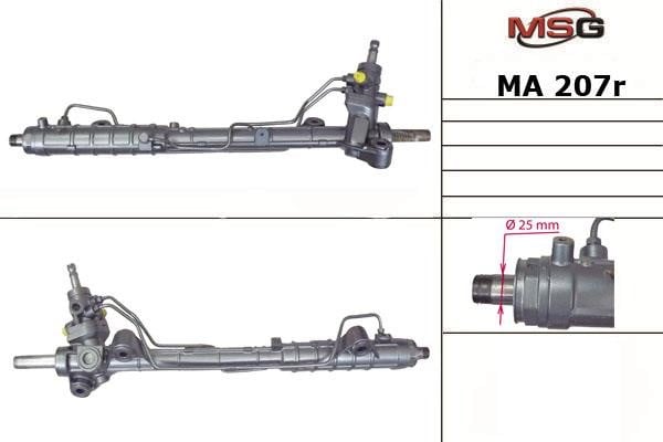 MSG Rebuilding MA207R Рульова рейка з ГПК відновлена MA207R: Приваблива ціна - Купити у Польщі на 2407.PL!