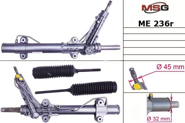 MSG Rebuilding ME236R Przekładnia kierownicza ze wspomaganiem hydraulicznym, regenerowana ME236R: Dobra cena w Polsce na 2407.PL - Kup Teraz!