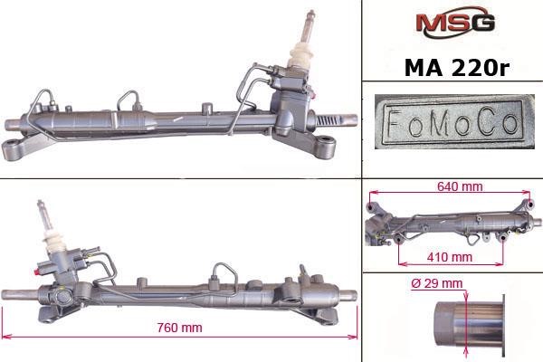 MSG Rebuilding MA220R Рульова рейка з ГПК відновлена MA220R: Приваблива ціна - Купити у Польщі на 2407.PL!