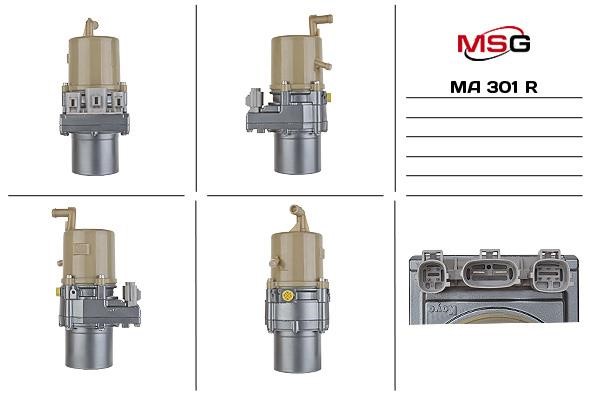 MSG Rebuilding MA301R Насос гидроусилителя руля восстановленный MA301R: Отличная цена - Купить в Польше на 2407.PL!