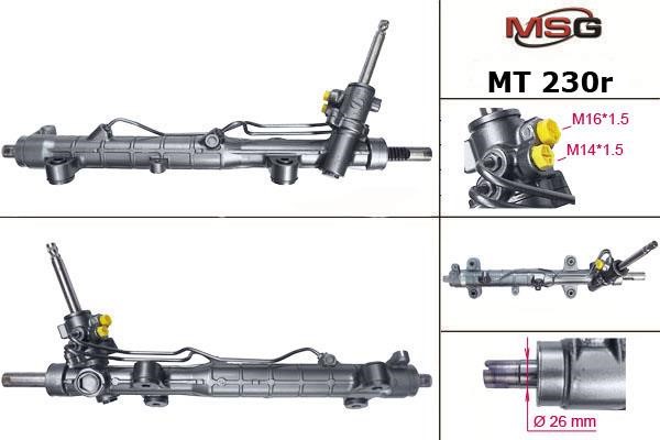 MSG Rebuilding MT230R Рульова рейка з ГПК відновлена MT230R: Приваблива ціна - Купити у Польщі на 2407.PL!