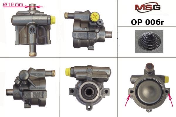 MSG Rebuilding OP006R Power steering pump reconditioned OP006R: Buy near me in Poland at 2407.PL - Good price!
