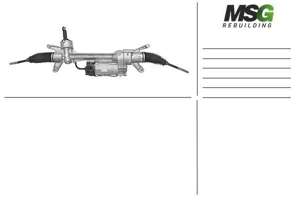 MSG Rebuilding ME409.NLA0.R Steering rack with EPS ME409NLA0R: Buy near me in Poland at 2407.PL - Good price!
