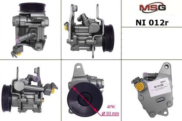 MSG Rebuilding NI012R Power steering pump reconditioned NI012R: Buy near me in Poland at 2407.PL - Good price!