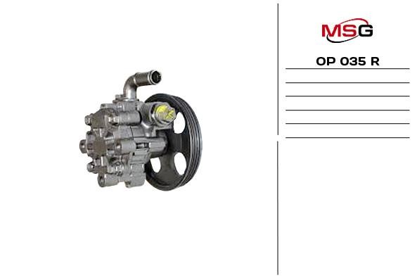 MSG Rebuilding OP035R Regenerowana pompa wspomagania układu kierowniczego OP035R: Dobra cena w Polsce na 2407.PL - Kup Teraz!
