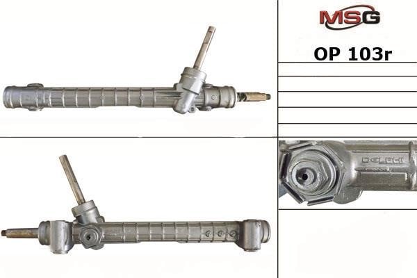 MSG Rebuilding OP103R Steering rack without power steering restored OP103R: Buy near me in Poland at 2407.PL - Good price!