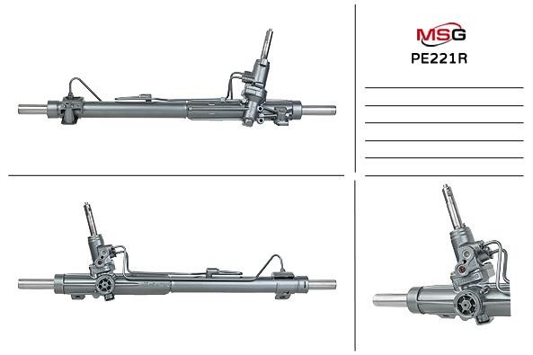 MSG Rebuilding PE221R Рулевая рейка с ГУР восстановленная PE221R: Отличная цена - Купить в Польше на 2407.PL!
