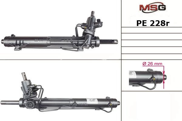 MSG Rebuilding PE228R Przekładnia kierownicza ze wspomaganiem hydraulicznym, regenerowana PE228R: Dobra cena w Polsce na 2407.PL - Kup Teraz!