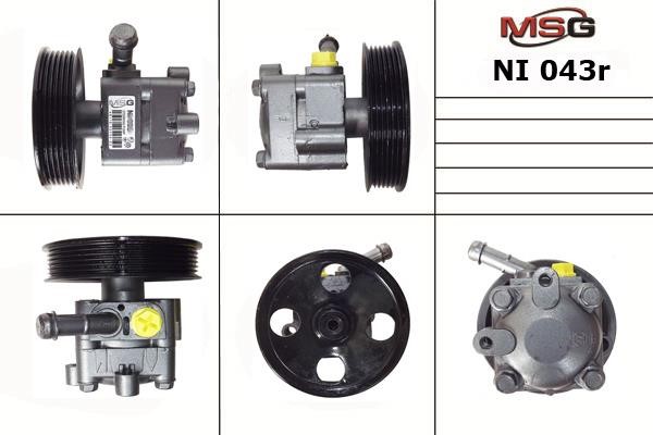 MSG Rebuilding NI043R Power steering pump reconditioned NI043R: Buy near me in Poland at 2407.PL - Good price!