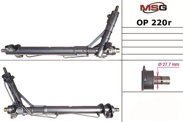 MSG Rebuilding OP220R Рулевая рейка с ГУР восстановленная OP220R: Отличная цена - Купить в Польше на 2407.PL!
