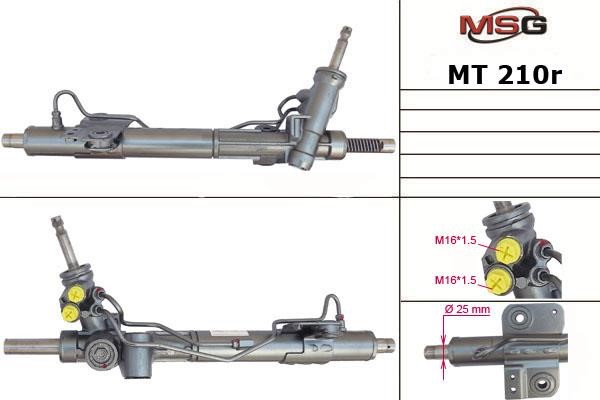 MSG Rebuilding MT210R Рулевая рейка с ГУР восстановленная MT210R: Отличная цена - Купить в Польше на 2407.PL!