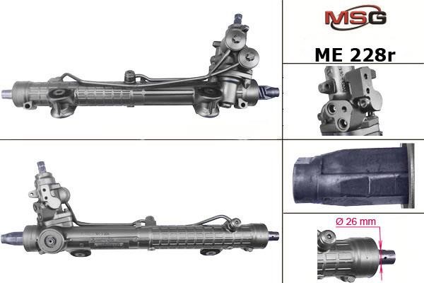 MSG Rebuilding ME228R Przekładnia kierownicza ze wspomaganiem hydraulicznym, regenerowana ME228R: Dobra cena w Polsce na 2407.PL - Kup Teraz!