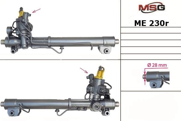 MSG Rebuilding ME230R Рульова рейка з ГПК відновлена ME230R: Приваблива ціна - Купити у Польщі на 2407.PL!