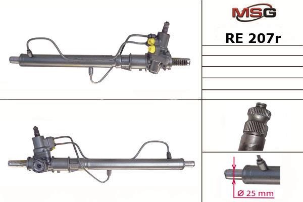 MSG Rebuilding RE207R Рулевая рейка с ГУР восстановленная RE207R: Отличная цена - Купить в Польше на 2407.PL!