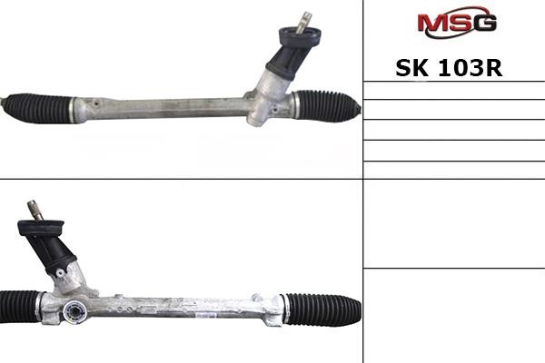 MSG Rebuilding SK103R Рулевая рейка без ГУР восстановленная SK103R: Отличная цена - Купить в Польше на 2407.PL!