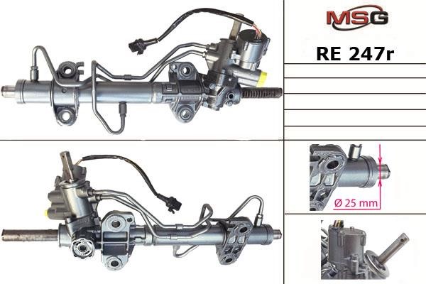 MSG Rebuilding RE247R Рулевая рейка с ГУР восстановленная RE247R: Отличная цена - Купить в Польше на 2407.PL!