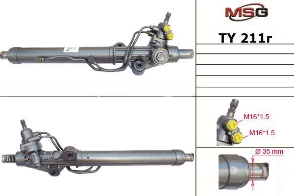MSG Rebuilding TY211R Power steering restored TY211R: Buy near me in Poland at 2407.PL - Good price!