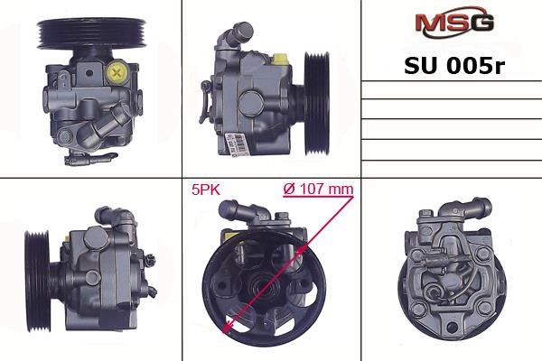 MSG Rebuilding SU005R Насос гидроусилителя руля восстановленный SU005R: Отличная цена - Купить в Польше на 2407.PL!