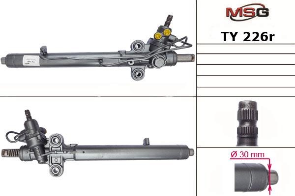 MSG Rebuilding TY226R Рулевая рейка с ГУР восстановленная TY226R: Отличная цена - Купить в Польше на 2407.PL!