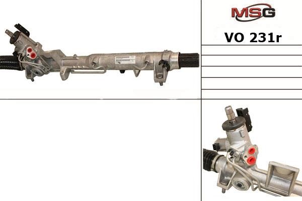 MSG Rebuilding VO231R Рулевая рейка с ГУР восстановленная VO231R: Отличная цена - Купить в Польше на 2407.PL!