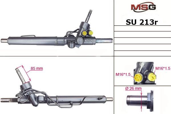 MSG Rebuilding SU213R Рулевая рейка с ГУР восстановленная SU213R: Отличная цена - Купить в Польше на 2407.PL!