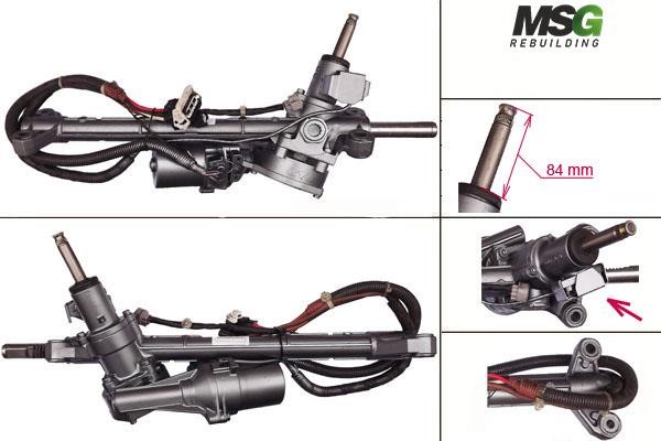 MSG Rebuilding SU402.NLA0.R Рулевая рейка с ЭУР восстановленная SU402NLA0R: Отличная цена - Купить в Польше на 2407.PL!