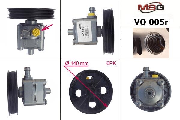 MSG Rebuilding VO005R Power steering pump reconditioned VO005R: Buy near me in Poland at 2407.PL - Good price!