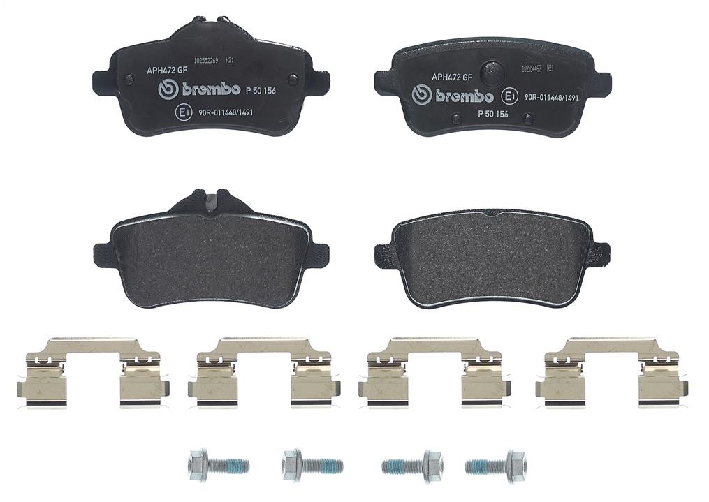 Brembo P50156N Brake Pad Set, disc brake P50156N: Buy near me in Poland at 2407.PL - Good price!