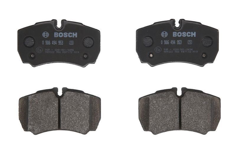 Bosch 0 986 494 953 Гальмівні колодки, комплект 0986494953: Приваблива ціна - Купити у Польщі на 2407.PL!