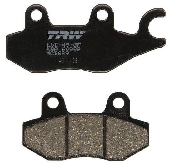 TRW MCB689 Brake Pad Set, disc brake MCB689: Buy near me in Poland at 2407.PL - Good price!