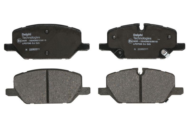 Delphi LP3736 Brake Pad Set, disc brake LP3736: Buy near me at 2407.PL in Poland at an Affordable price!