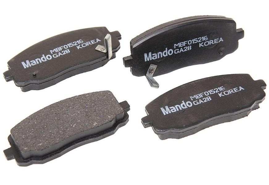 Mando MBF015216 Brake Pad Set, disc brake MBF015216: Buy near me in Poland at 2407.PL - Good price!