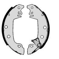 LPR OPK120 Brake shoes with cylinders, set OPK120: Buy near me in Poland at 2407.PL - Good price!