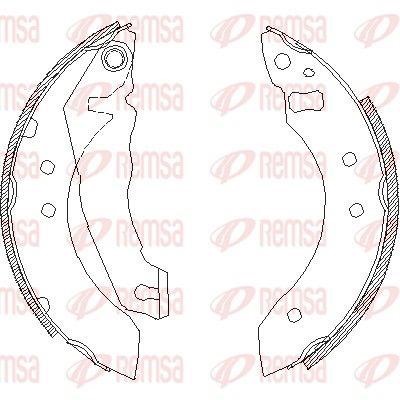 Remsa 3051.01 Szczęki hamulcowe, zestaw 305101: Dobra cena w Polsce na 2407.PL - Kup Teraz!