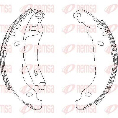 Remsa 3506.00 Brake shoe set 350600: Buy near me in Poland at 2407.PL - Good price!