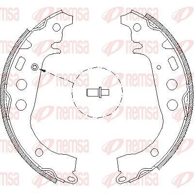 Remsa SPK 3101.02 Bremsbackensatz SPK310102: Kaufen Sie zu einem guten Preis in Polen bei 2407.PL!