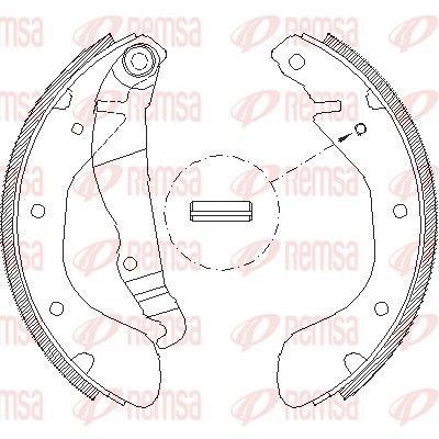 Remsa 3307.00 Bremsbackensatz 330700: Kaufen Sie zu einem guten Preis in Polen bei 2407.PL!