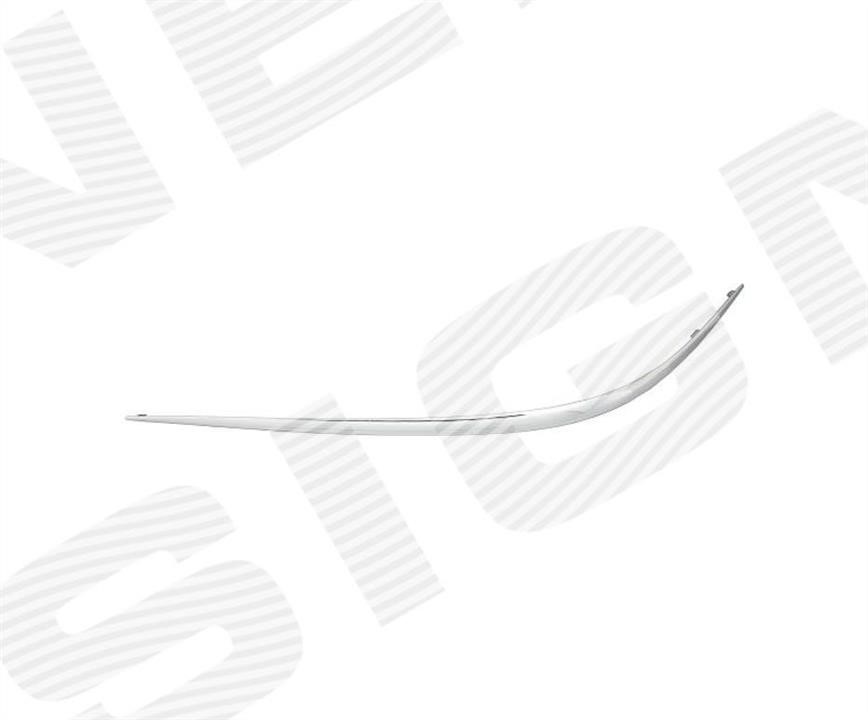 Signeda PBZ99029MCL Moulding left trim bumper front chrom PBZ99029MCL: Buy near me in Poland at 2407.PL - Good price!