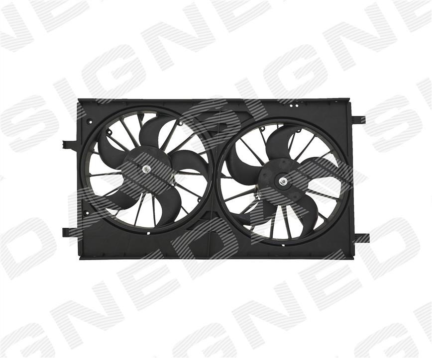 Signeda RDCR1289A Radiator electric fan double with diffuser RDCR1289A: Buy near me in Poland at 2407.PL - Good price!