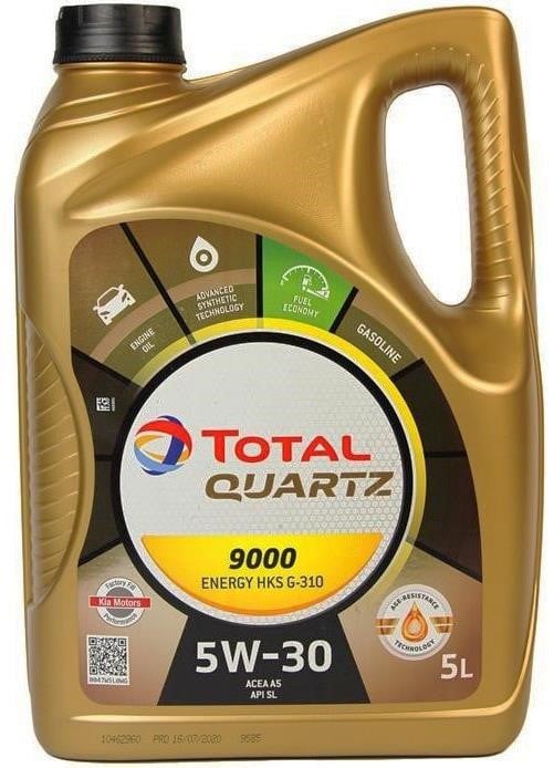 Total 5W30Q9000EHKSG3105L Моторное масло Total QUARTZ 9000 ENERGY HKS G310 5W-30, 5л 5W30Q9000EHKSG3105L: Отличная цена - Купить в Польше на 2407.PL!