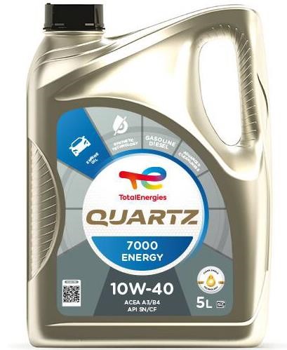 Total 10W40Q7000E5L Engine oil TOTAL QUARTZ 7000 ENERGY 10W-40, 5L 10W40Q7000E5L: Buy near me in Poland at 2407.PL - Good price!