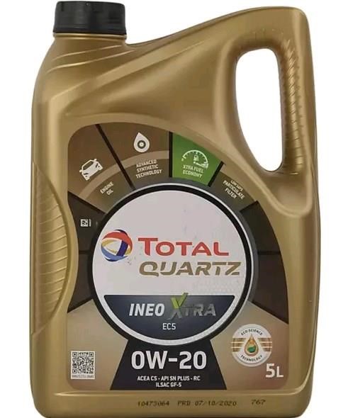 Engine oil Total QUARTZ INEO XTRA EC5 0W-20, 5L Total 0W20QINEOXTRAEC55L