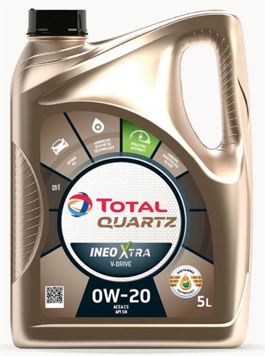 Engine oil Total QUARTZ INEO XTRA V-DRIVE 0W-20, 5L Total 0W20QINEOXTRAVD5L