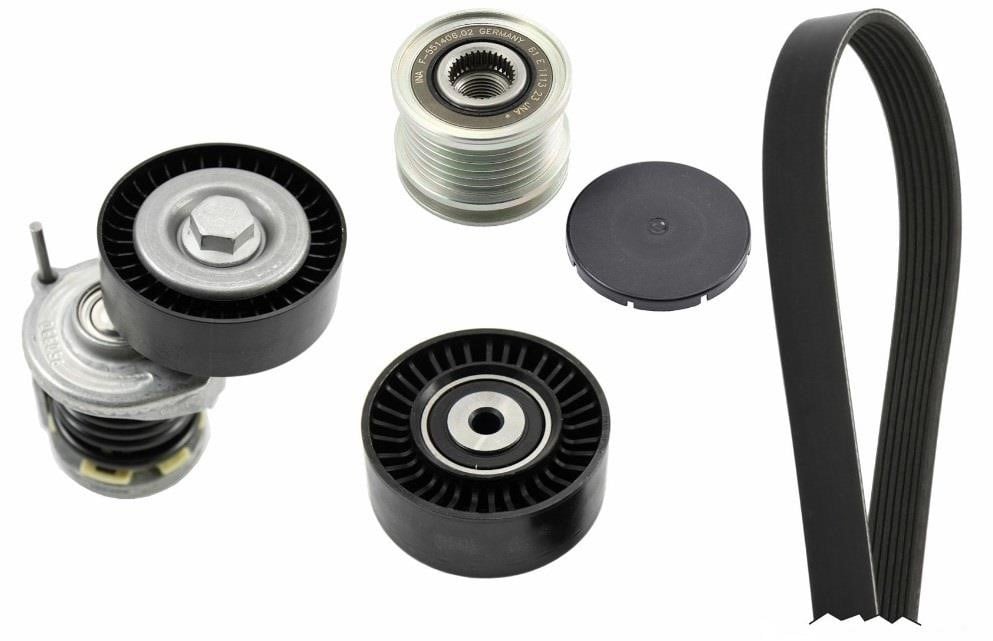 Lichtmaschine Riemen Set Volkswagen Amarok: 529058620 INA Keilrippenriemensatz