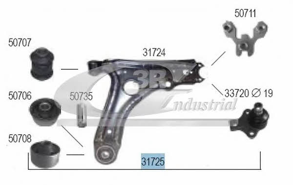 3RG 31725 Track Control Arm 31725: Buy near me in Poland at 2407.PL - Good price!