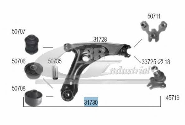 3RG 31730 Track Control Arm 31730: Buy near me in Poland at 2407.PL - Good price!